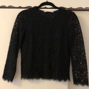 DVF lace top